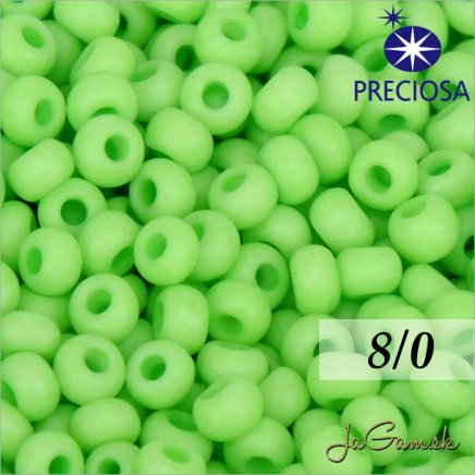 Rokajl Preciosa 8/0 zelená NEON 10g (16008_8)